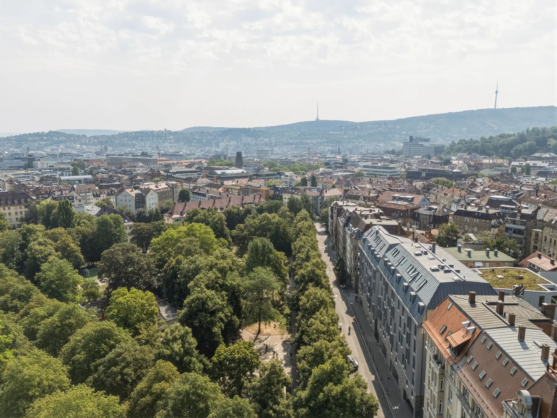 Bismarckplatz Vogelperspektive